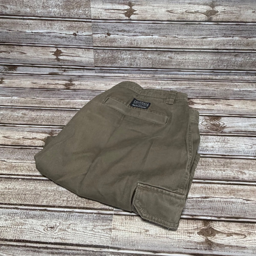 Columbia Cargo Shorts Mens 38 Brown Omni-Shade Sun Protection Outdoor Hiking